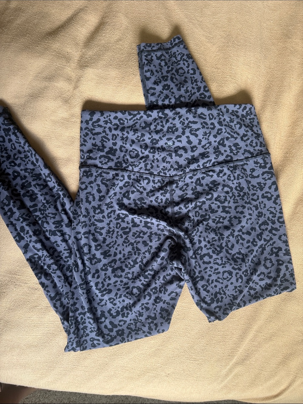 Athleta LT Leopard-Print Leggings with High Waistband